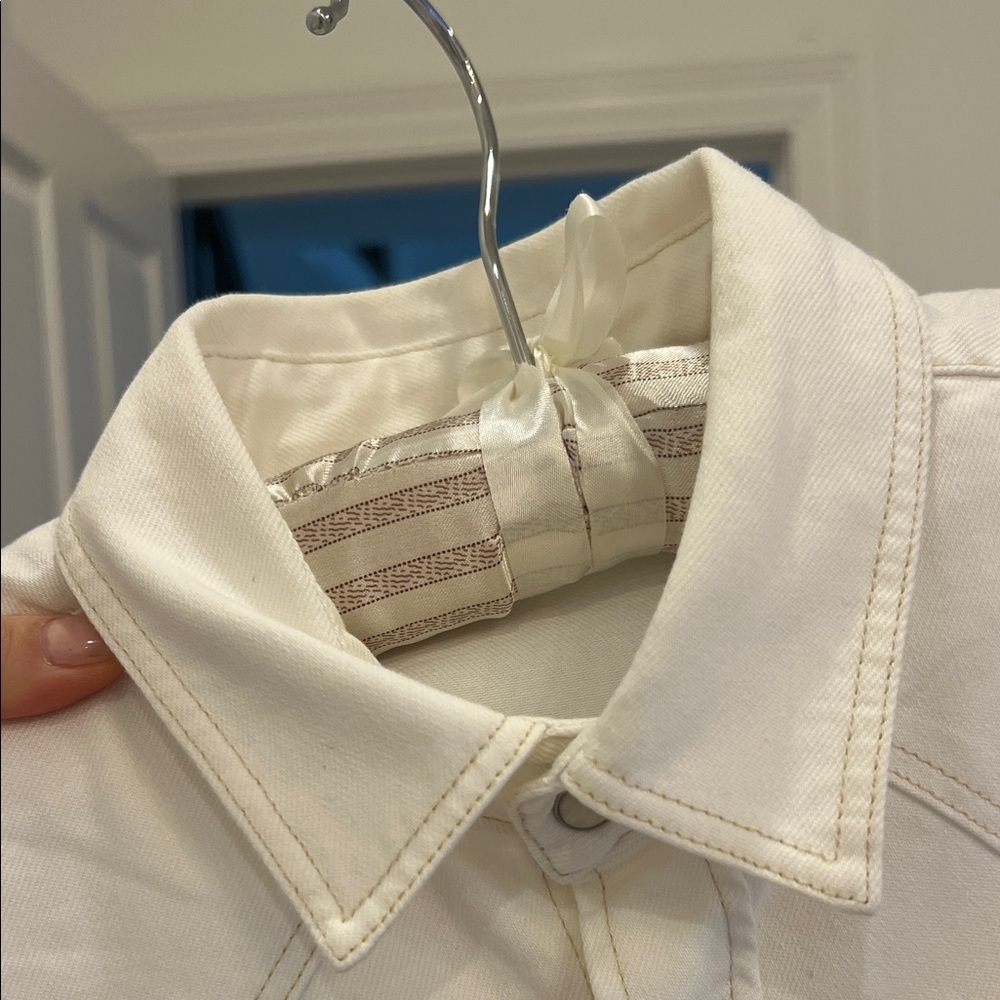 White Button-Up Shirt - Picture 15 of 15